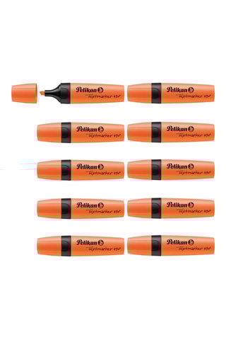 10 Markeerstiften Textmarker 490 - Oranje Inkt