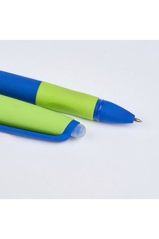 12 Uitwisbare Balpennen - Blauwe Inkt