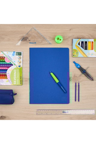 12 Uitwisbare Balpennen - Blauwe Inkt