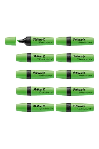 10 Markeerstiften Textmarker 490 - Groene Inkt