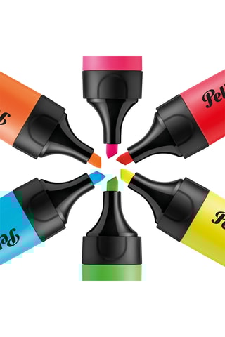 10 Markeerstiften Textmarker 490 - Roze Inkt