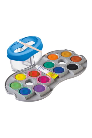 Waterglas voor Verf - Koningsblauw en Transparant