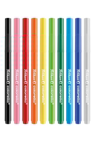 10 Viltstiften - 10 Inktkleuren