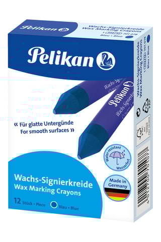 5 Waskrijtjes - Blauw