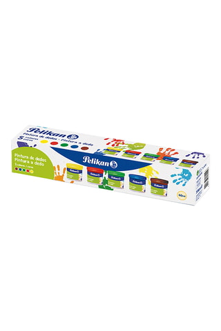 5 Potjes Vingerverf - 5 x 40 ml