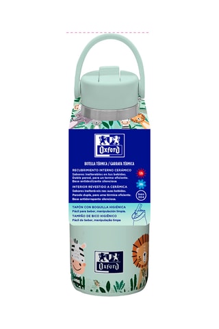 Roestvrijstalen en Keramische Thermosfles Oxfanimals - 35 cl