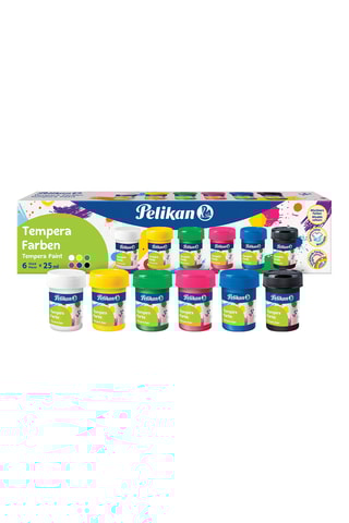 6 Potjes Plakkaatverf - 6 x 25 ml