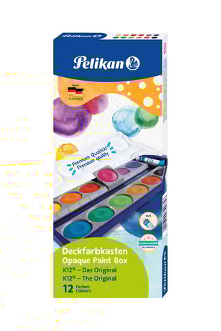 Palet Aquarelverf - 12 Kleuren