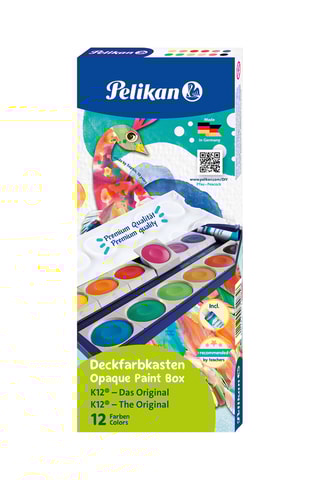 Palet Aquarelverf - 12 Kleuren