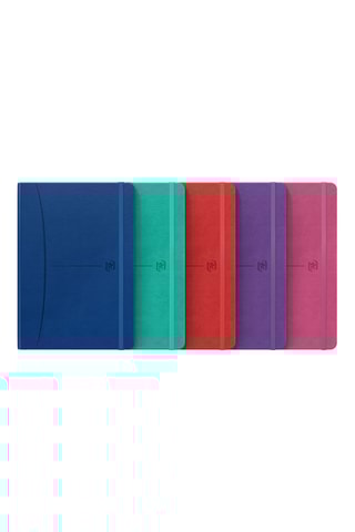 5 Gelinieerde Schriften - 160 Pagina's - Rood