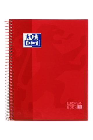 Spiraalschrift - 160 Pagina's - Rood