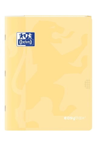 10 Schriften met Ruitjespapier Easybook - 10 x 96 pagina's - Geel en Oranje
