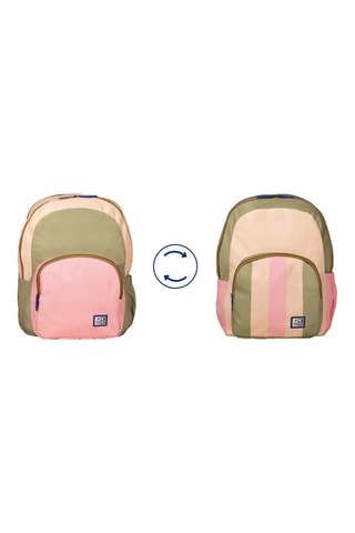 Dubbelzijdige Rugtas Colorblock - Roze