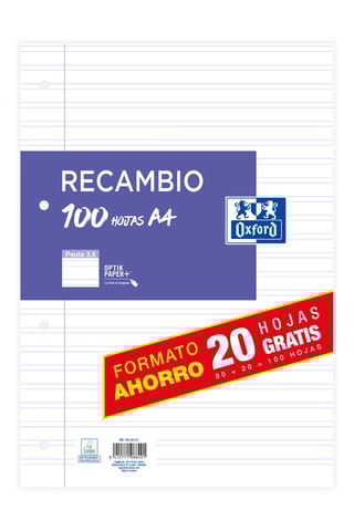 Gelinieerde Vellen - 100 Vellen - Wit