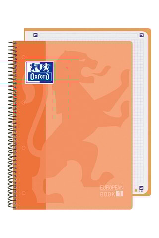 5 Spiraalschriften met Ruitjespapier - 5 x 160 pagina's - Antraciet en Koningsblauw