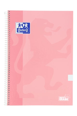 5 Spiraalschriften met Ruitjespapier - 180 Pagina's - zeegroen en paars