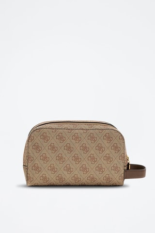 Trousse de toilette Milano - Marron et beige