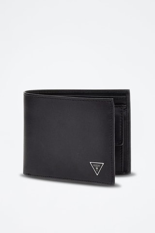 Portefeuille en cuir Milano - Noir