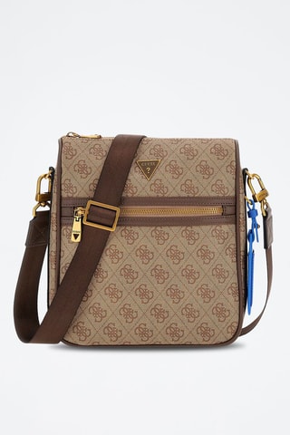 Sac bandoulière Milano - Marron et beige