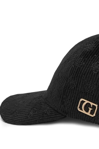 Casquette de baseball en velours - Noir