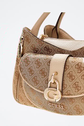 Sac à main Jessa - Marron clair et taupe