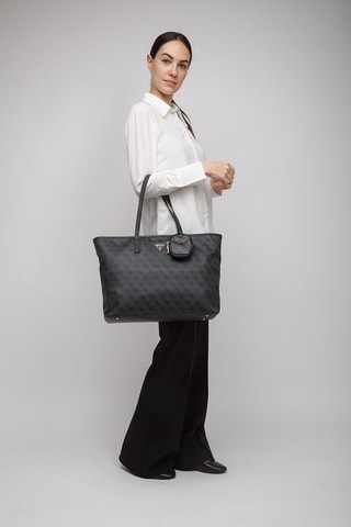 Cabas et pochette Power Play - Noir 