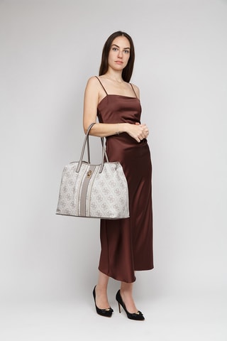 Cabas et pochette Erenia - Gris