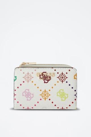 Portefeuille Emelie - Blanc et rouge