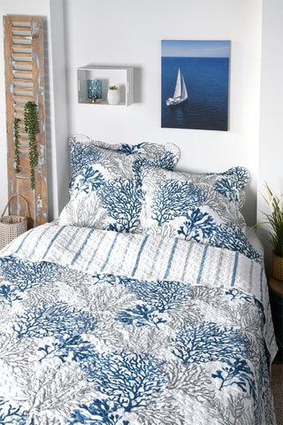 Ensemble couvre-lit Quiberon - Gris