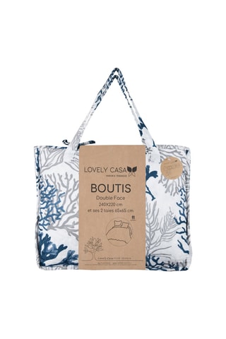 Ensemble couvre-lit Quiberon - Gris