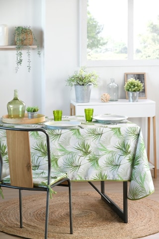 Nappe rectangulaire Palmira - Vert 