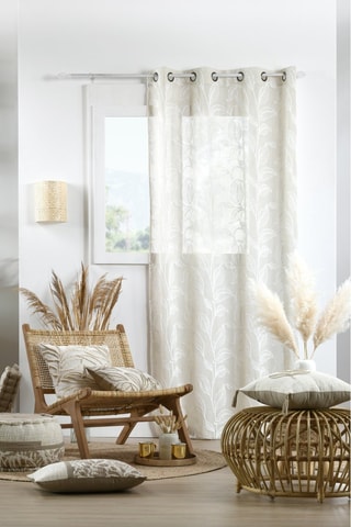 Rideau Hemera - Naturel - 140 x 260 cm