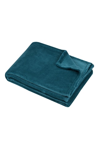 Plaid - Pétrole - 130 x 160 cm