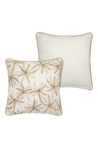 Coussin Casablanca - Blanc et doré