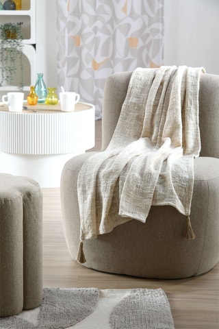 Plaid - Écru - 125 x 150 cm