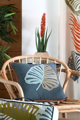 Coussin Kentia - Bleu - 40 x 40 cm