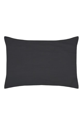 Taie d'oreiller Elysée - Anthracite - 50 x 70 cm