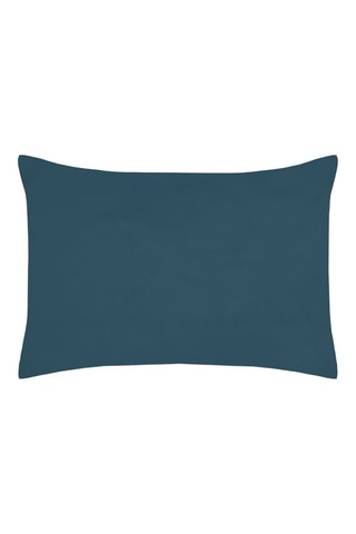 Taie d'oreiller Elysée - Bleu pétrole - 50 x 70 cm