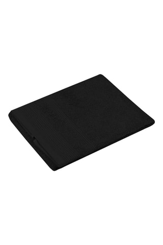 Drap de douche Lyla - Noir - 50 x 90 cm