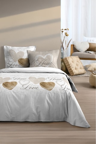Parure de couette Lovers - Naturel