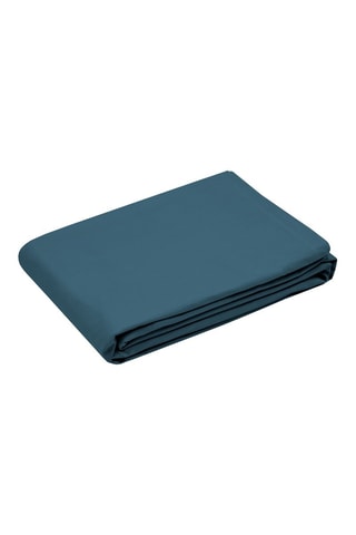 Drap plat Elysée - Bleu pétrole - 240 x 300 cm