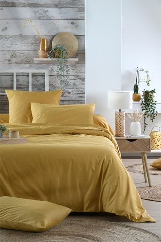 Housse de couette Elysee - Moutarde