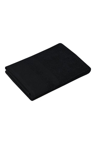 Drap de douche Lyla - Noir - 70 x 140 cm