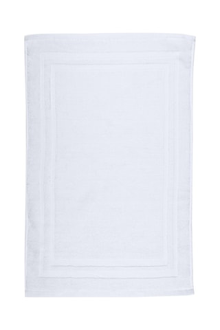 Tapis de bain Lyla - Blanc - 45 x 70 cm