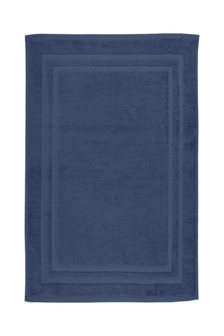 Tapis de bain Lyla - Bleu marine - 45 x 70 cm
