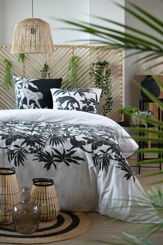 Parure de couette en coton - 78 fils/cm² - Blanc