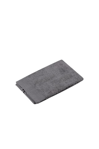Serviette invité Lyla - Anthracite - 30 x 50 cm