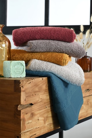 Drap de douche Lyla - Blanc - 70 x 140 cm