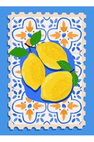 3 torchons Grasse - Bleu