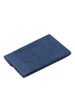 Serviette invité Lyla - Bleu marine - 30 x 50 cm